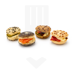 Assortiment de mini bagels 14gr