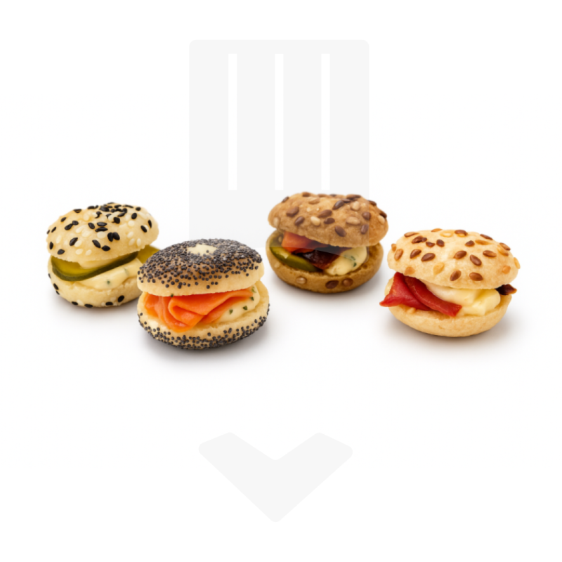 Assortiment de mini bagels 14gr