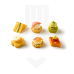 Assortiment de canapés salés pour traiteur +/- 15gr