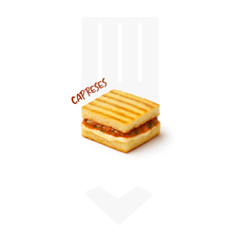 Mini croque-monsieur capreses 14gr