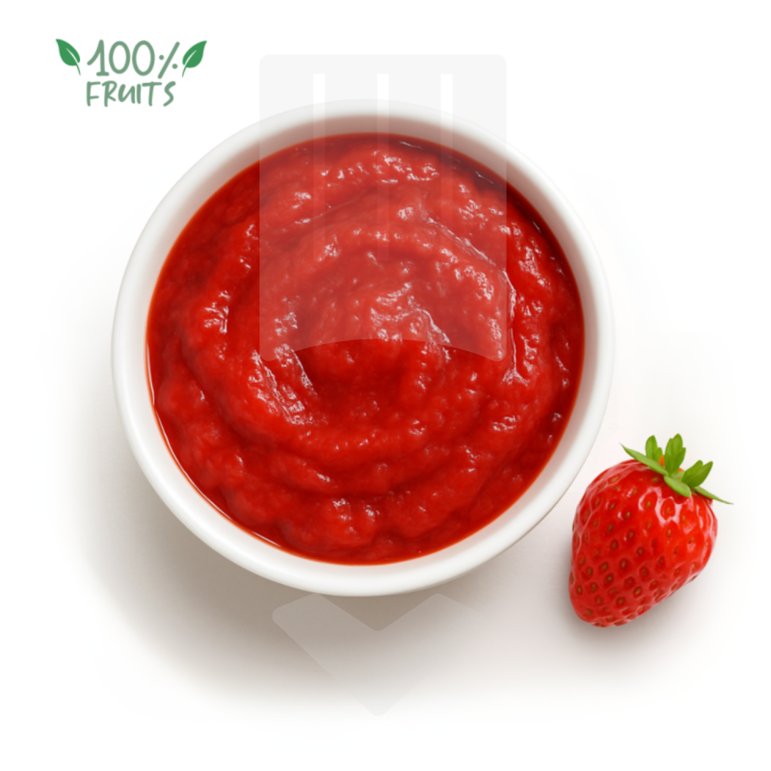 Purée 100% fraises Maras des bois de 1kg