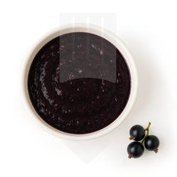 Purée surgelée de cassis noirs de Bourgogne