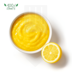 Purée de citrons jaunes cultivés en Sicile