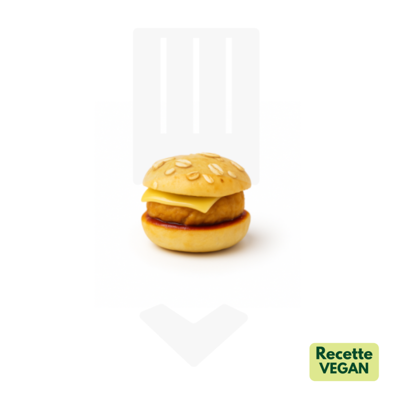 Mini burger végétal 20g - Délice sain et savoureux