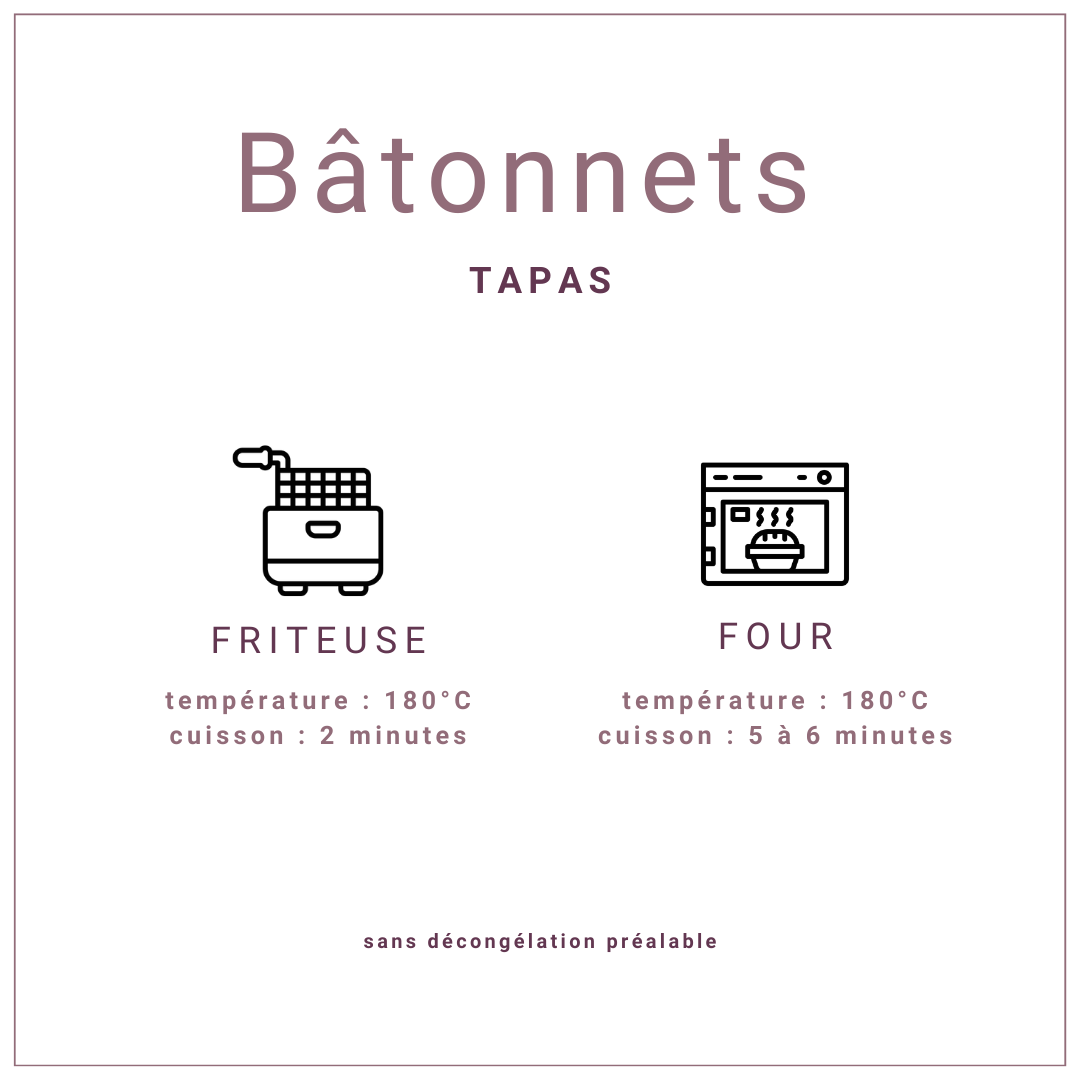 Bâtonnet pané et pré frit de mozzarella