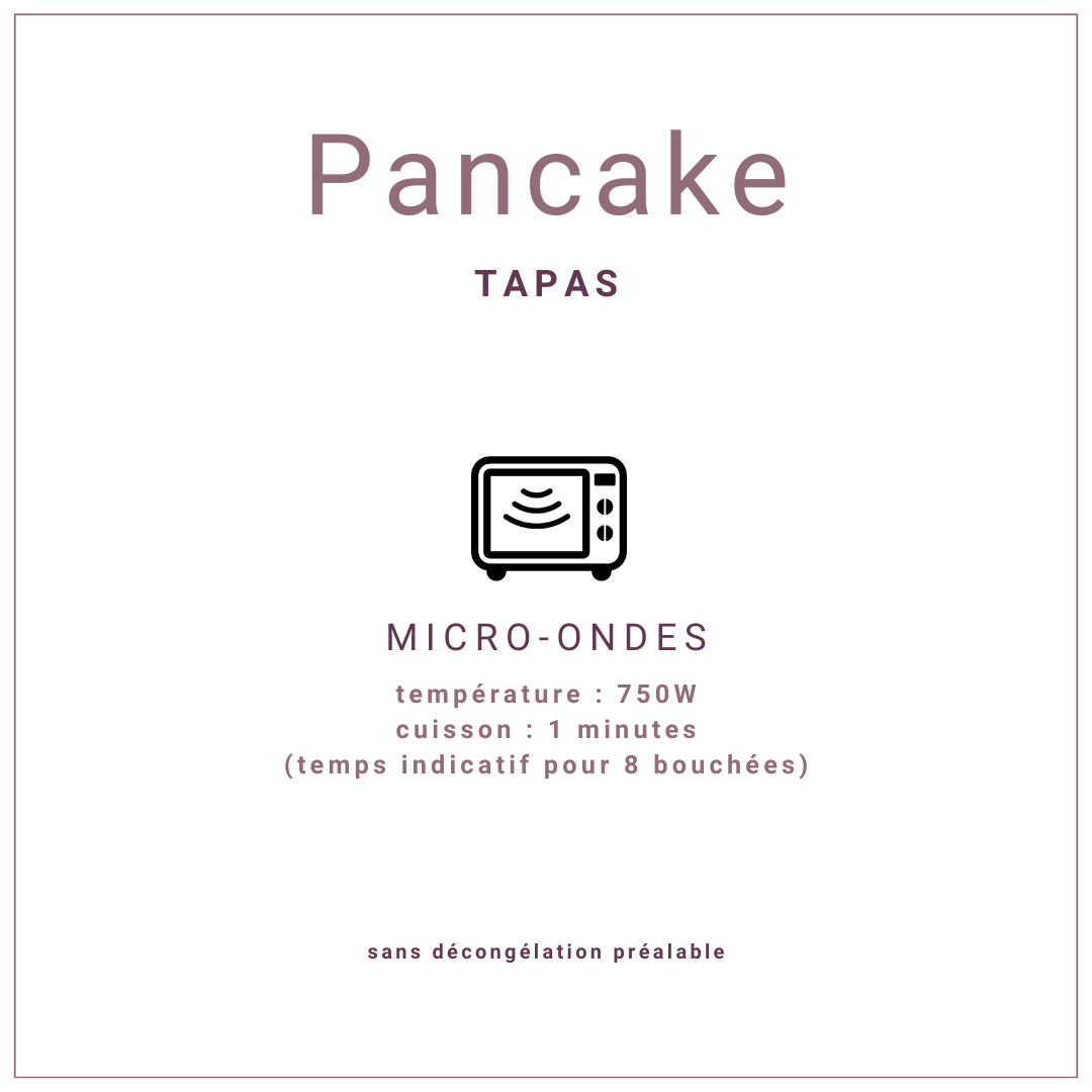 Bouchée pancake fourré Coréen, tapas traiteur de 25gr