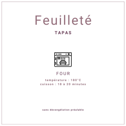 Mini feuilleté grecque épinards et féta 30gr