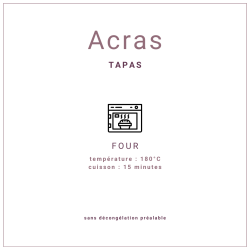 Acras de morue surgelés, à la saveur Créole