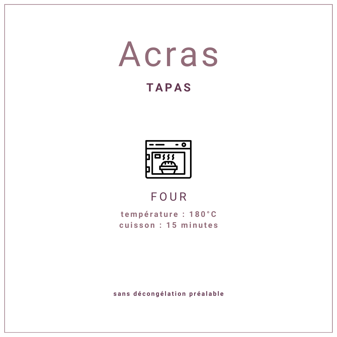 Acras de morue surgelés, à la saveur Créole