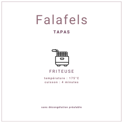 Falafels de pois chiches 25gr | Grossiste Alimentaire