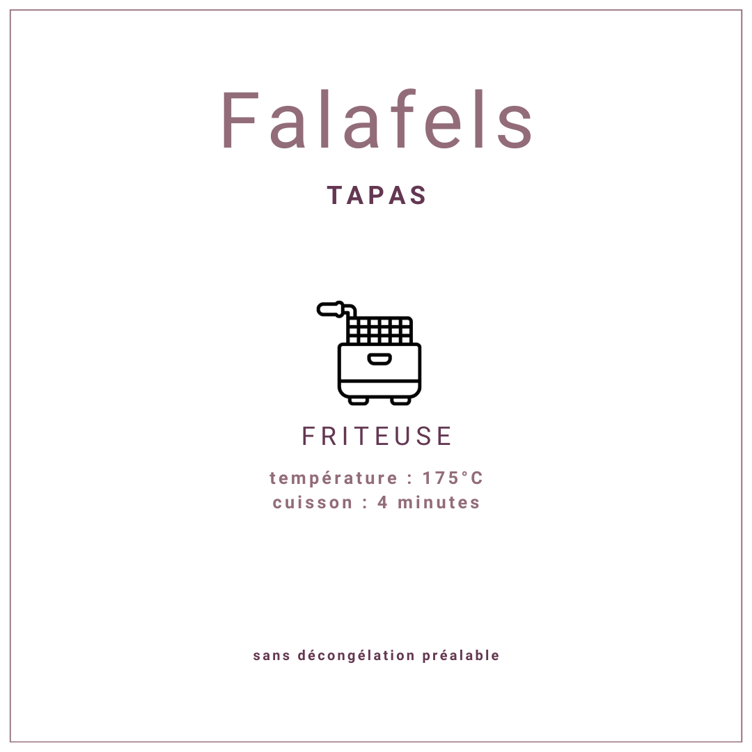 Falafels de pois chiches 25gr | Grossiste Alimentaire