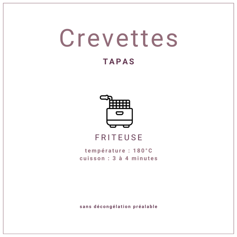 Crevettes panées sweet chili thaï +/-23gr