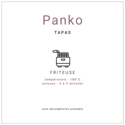 Queues de crevettes panées Panko crues