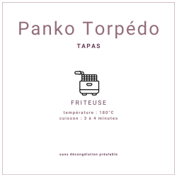 Queues de crevettes enrobage Torpedo PankoIQF| Chefcook