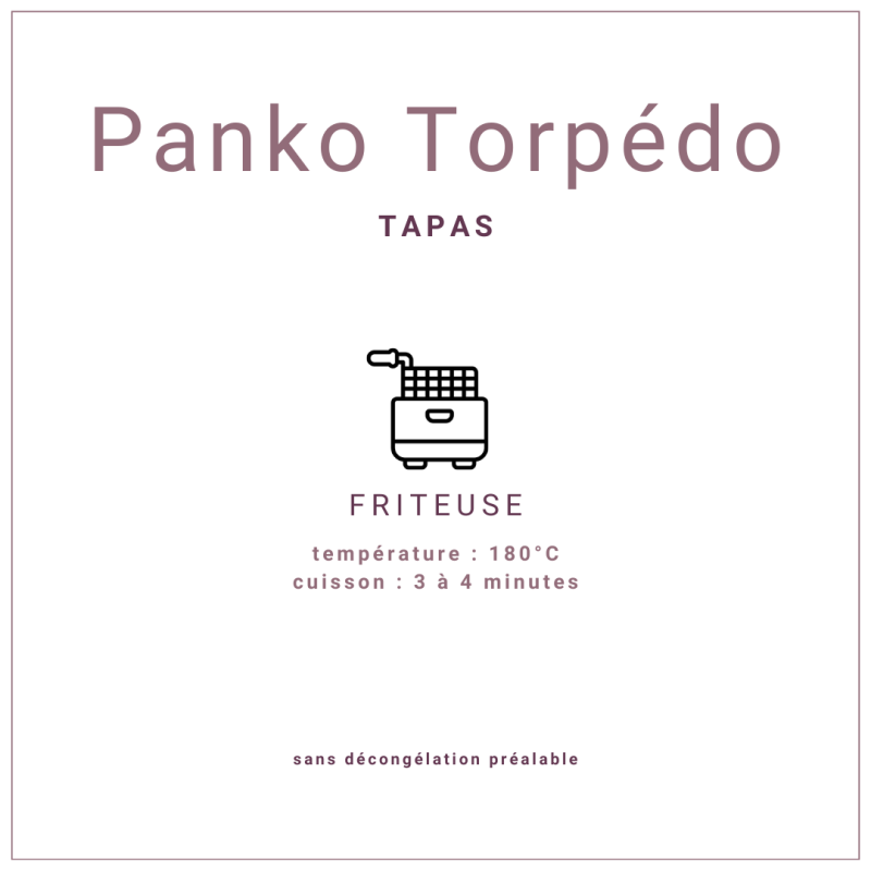 Queues de crevettes enrobage Torpedo PankoIQF| Chefcook