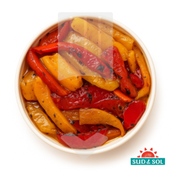 Préparation surgelée de lanières de poivrons