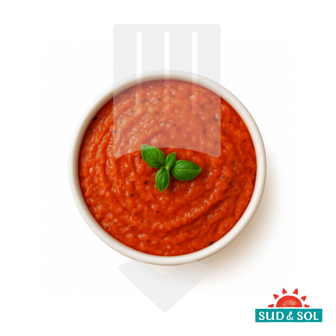 Tapenade de poivrons rouges semi-séchés et surgelés