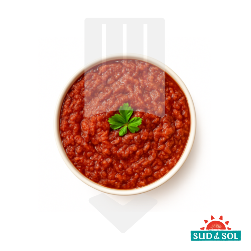 Préparation d'une tapenade de tomates mi-séchées