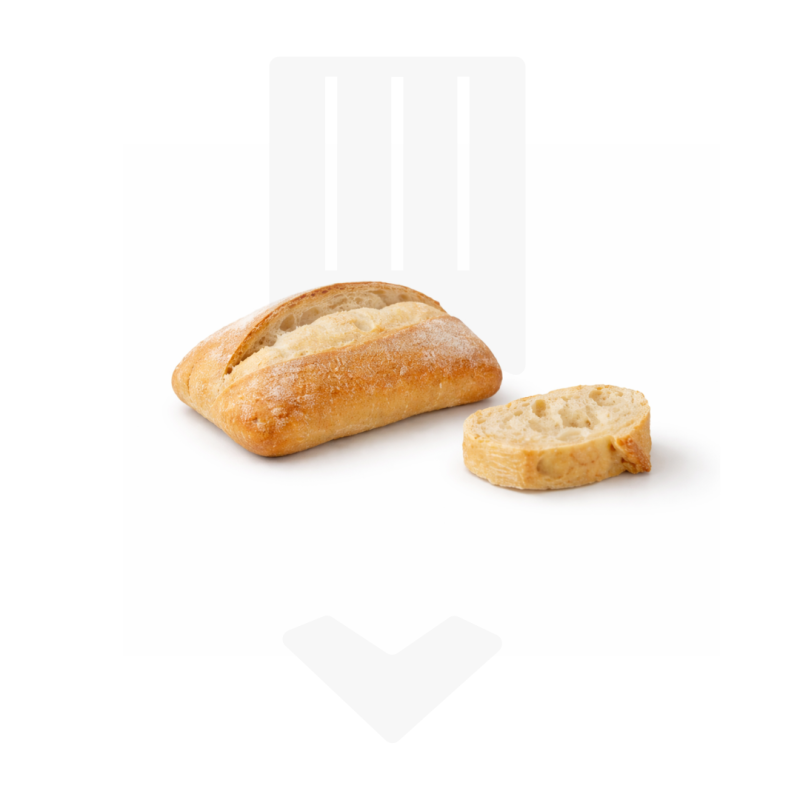 Petit pain rectangle Bridor : farine Label Rouge