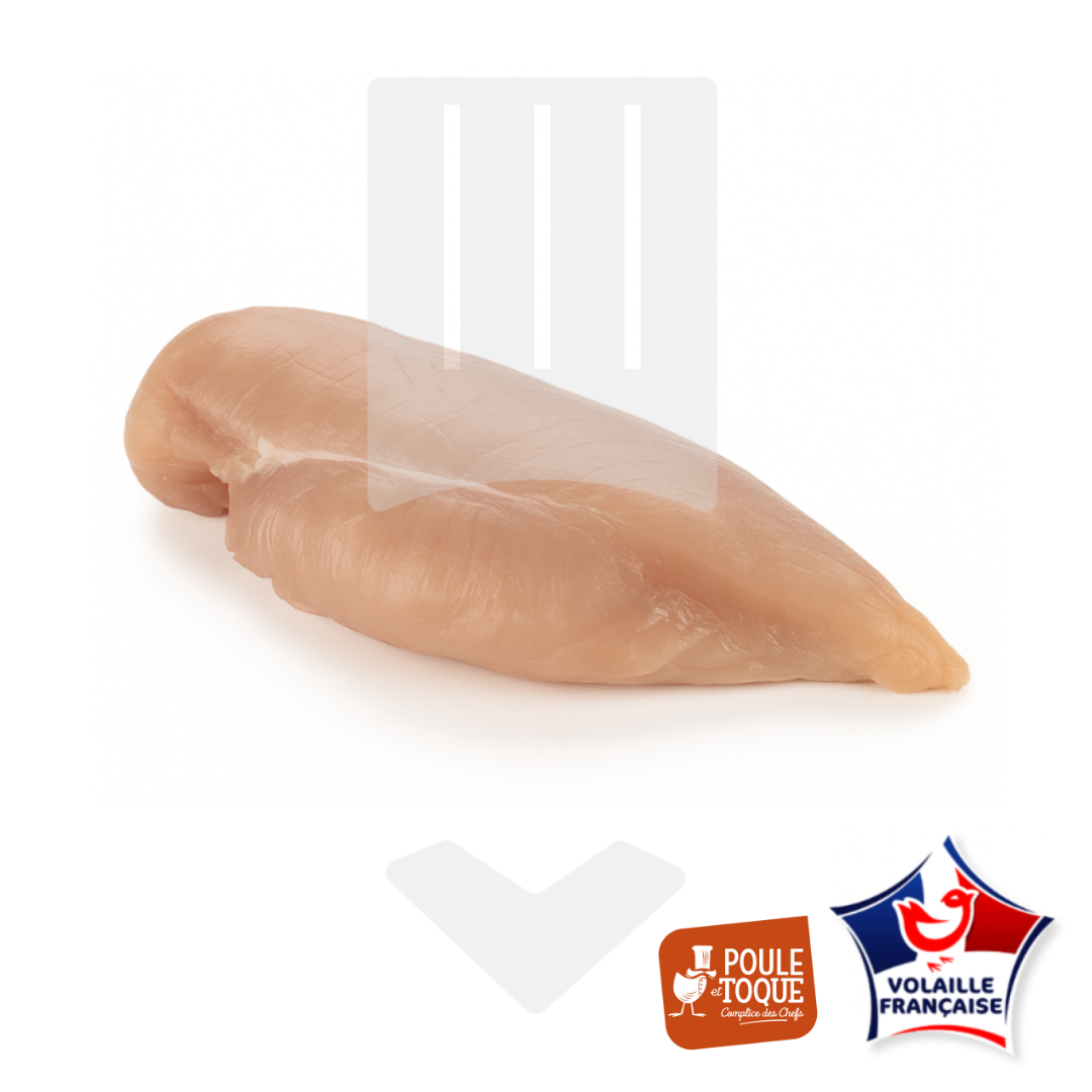 Filet de poulet sans peau IQF origine France