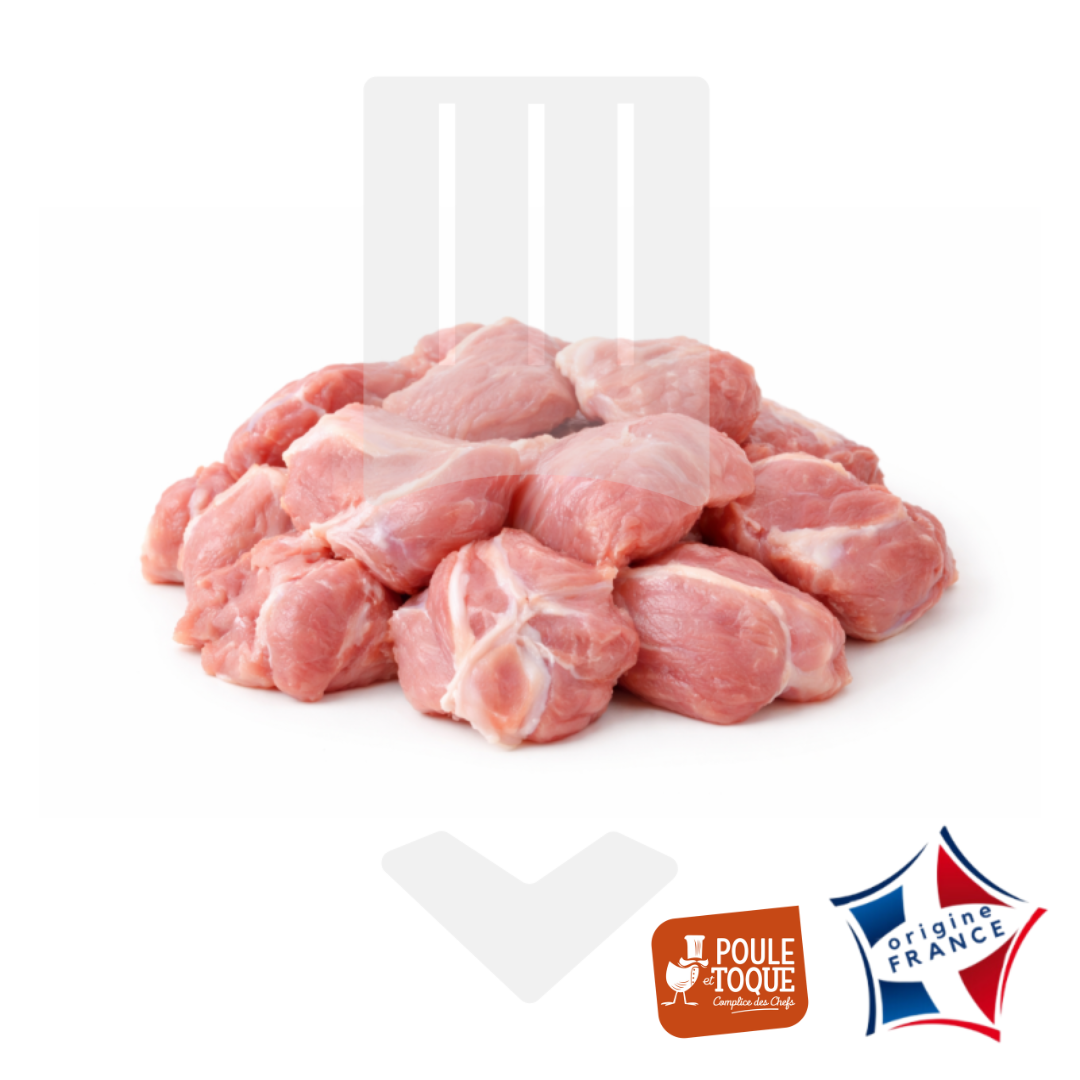 Sauté de cuisse de poulet sans os et peau