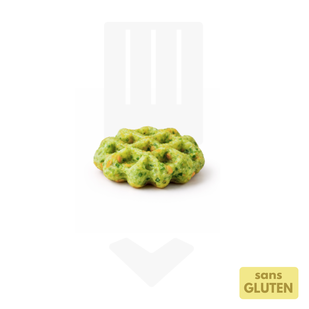 Mini gaufre de légumes 10gr | Grossiste Alimentaire