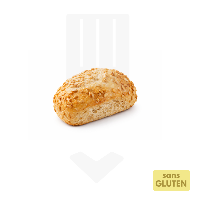 Petit pain graines sans gluten 45gr | Grossiste