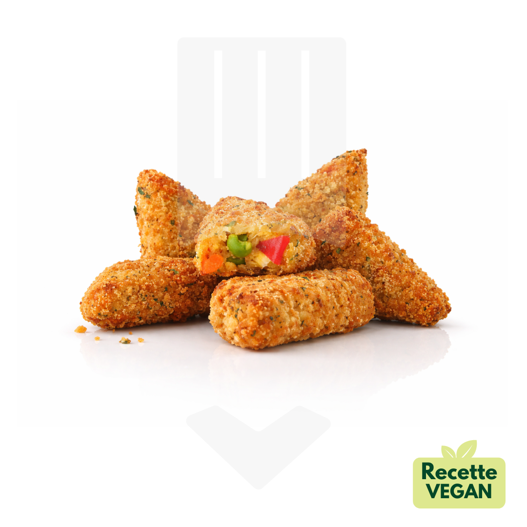 Bouchées Légumes Panés 22gr | Grossiste Alimentaire