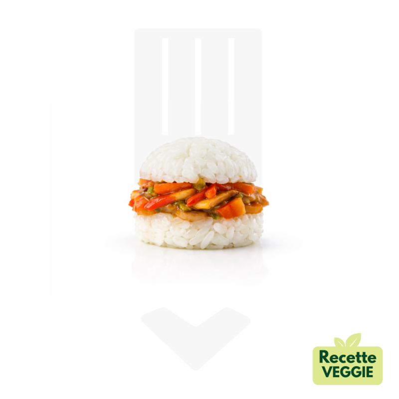 Mini Burger Riz Veggie +/-30gr | Grossiste Alimentaire