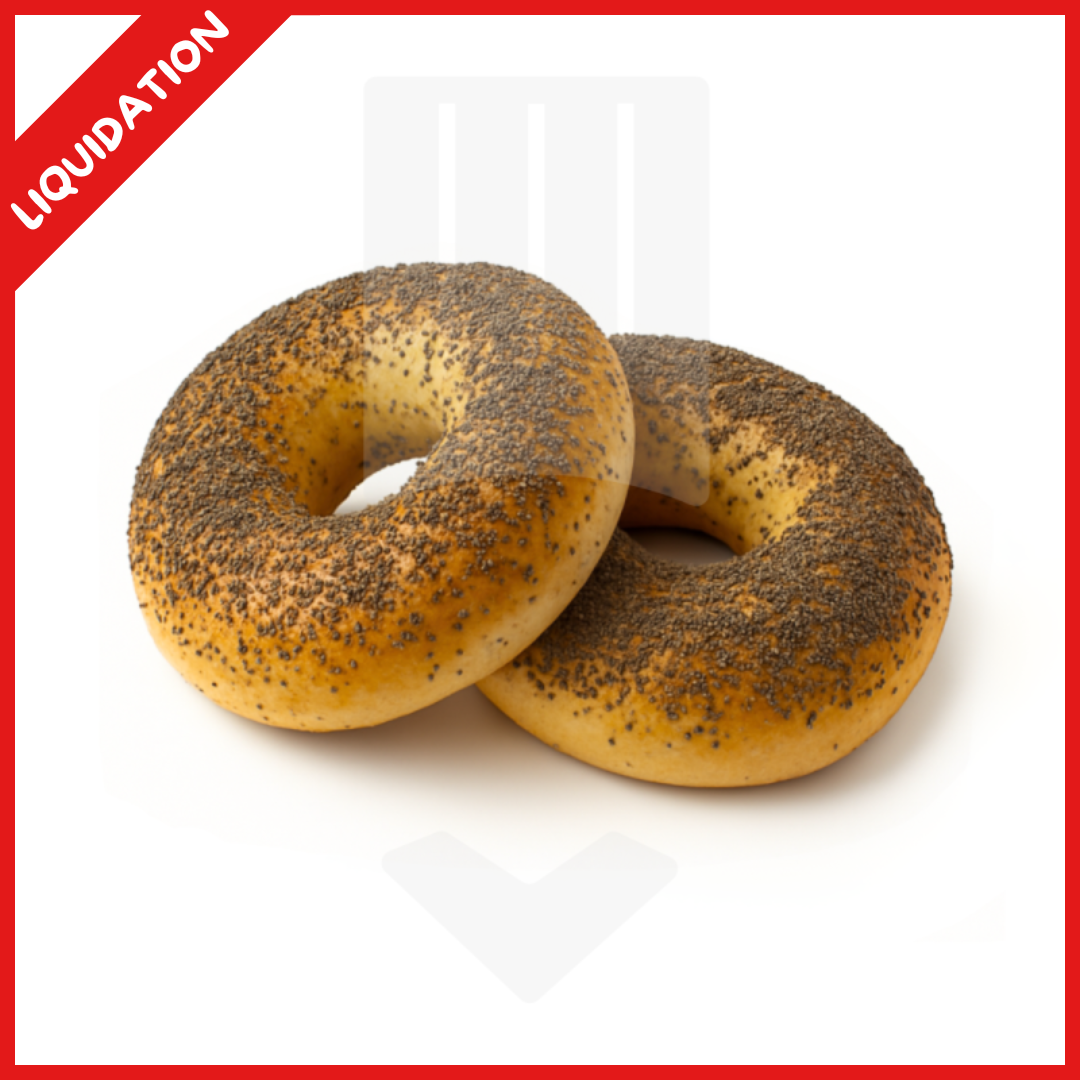 Bagels surgelés aux graines de pavot