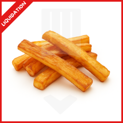 Sticks de manioc pré frites surgelées IQF