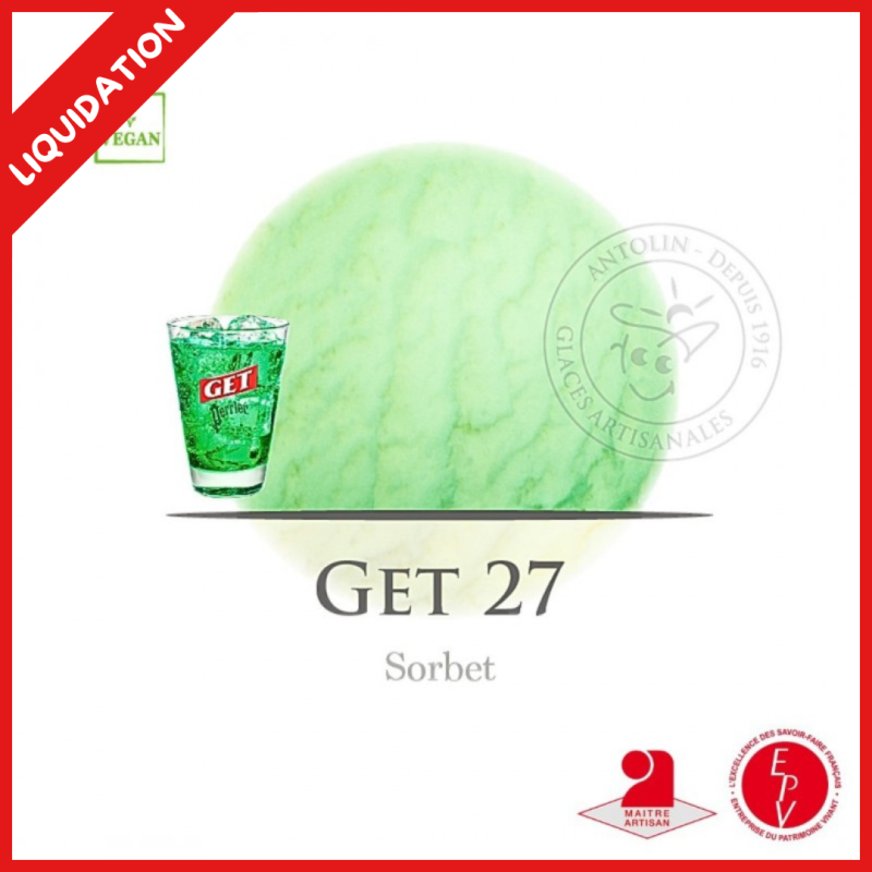 Le sorbet saveur de Get 27 2.5L