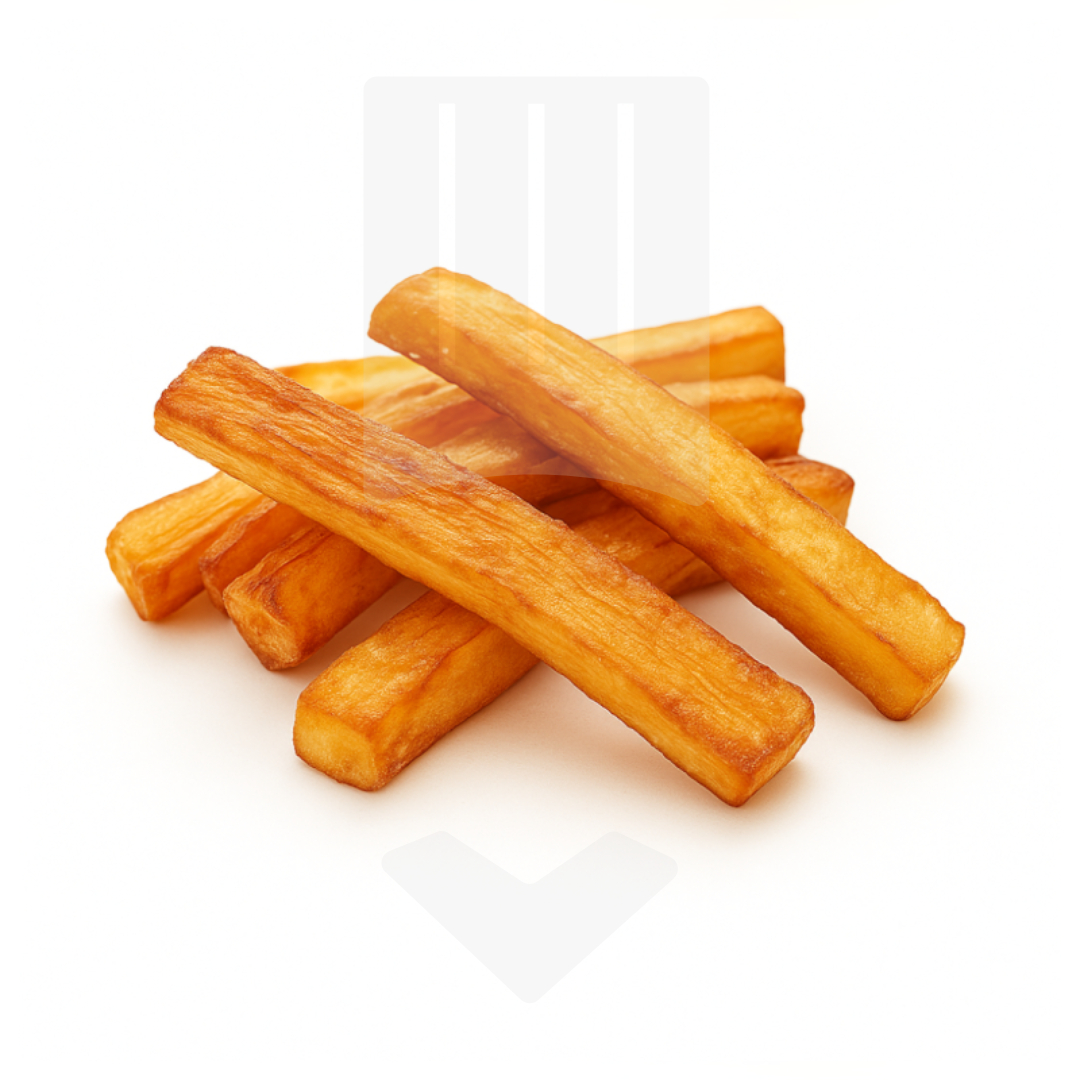 Sticks de manioc pré frites surgelées IQF