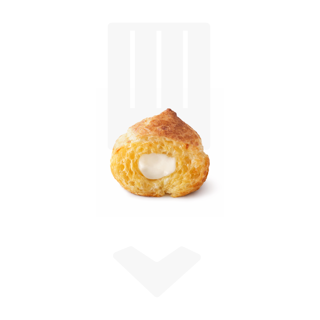 Gougères Coeur Emmental 12gr | Grossiste Alimentaire