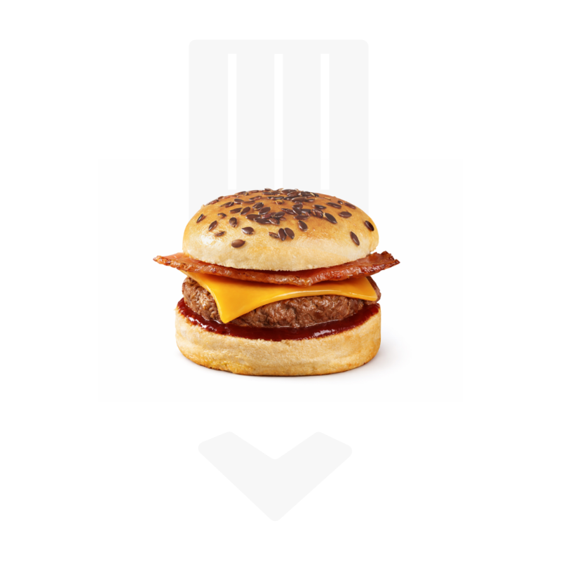 Mini Burger Bacon XL 42gr | Grossiste Alimentaire