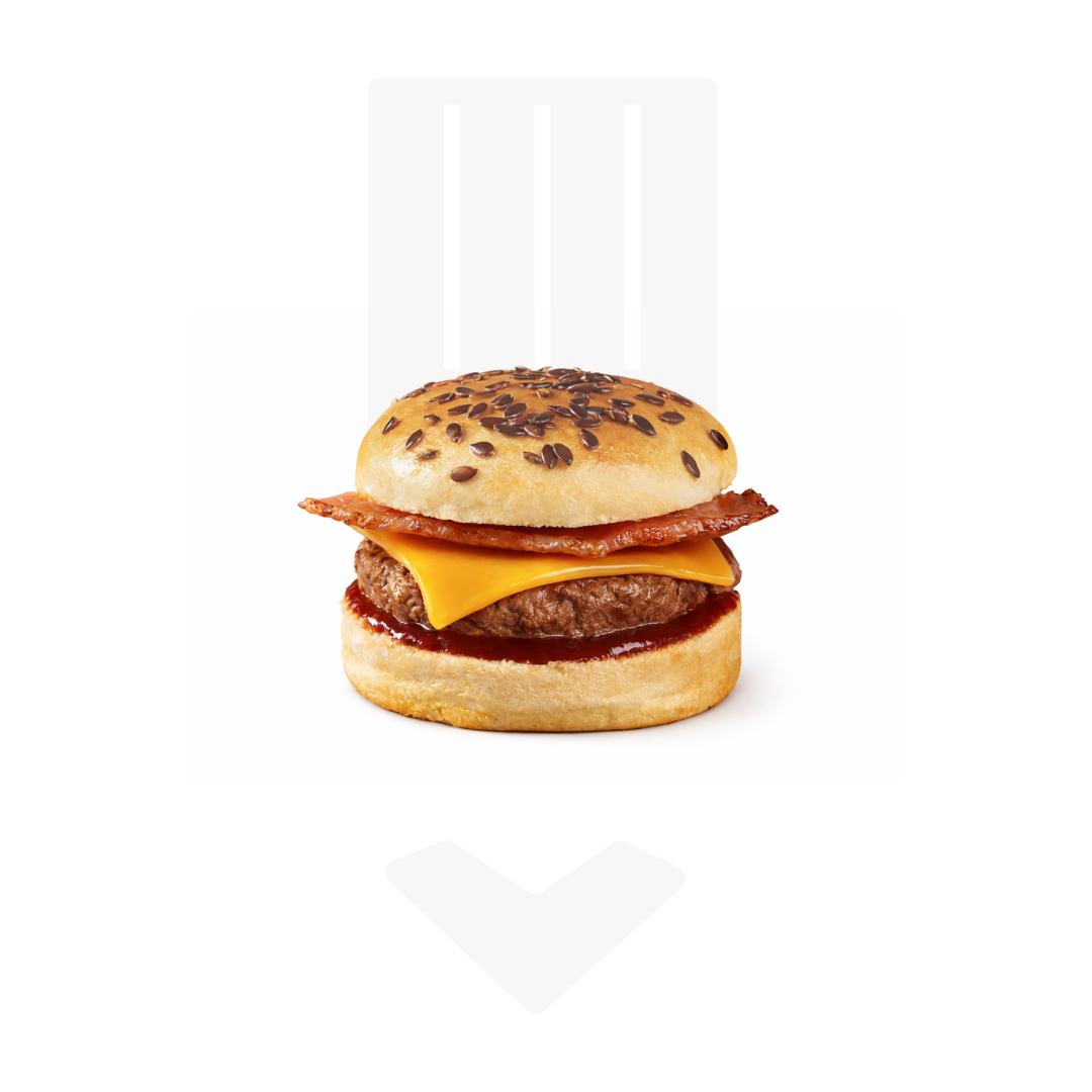 Mini Burger Bacon XL 42gr | Grossiste Alimentaire