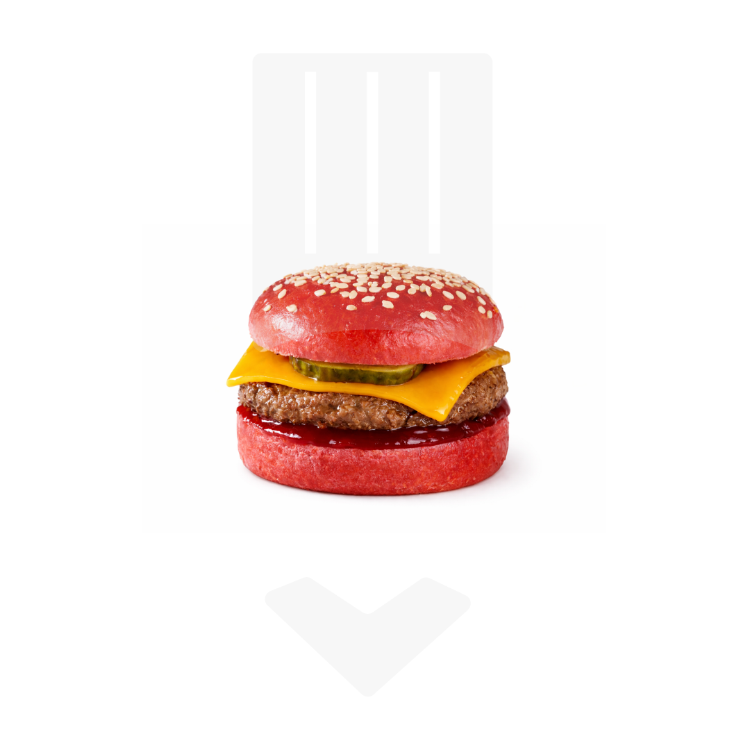 Mini Cheeseburger Betterave XL 40gr | Grossiste Alimentaire