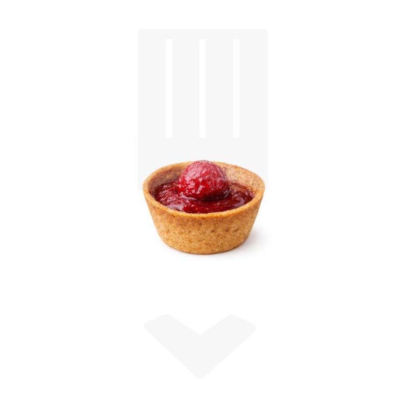 Mini Tartelette Framboise 21.5gr | Grossiste Alimentaire