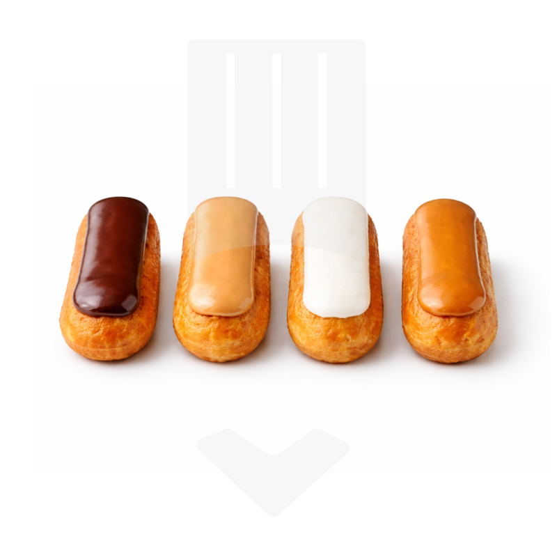Mini Eclairs Pâtissiers 15gr | Grossiste Alimentaire