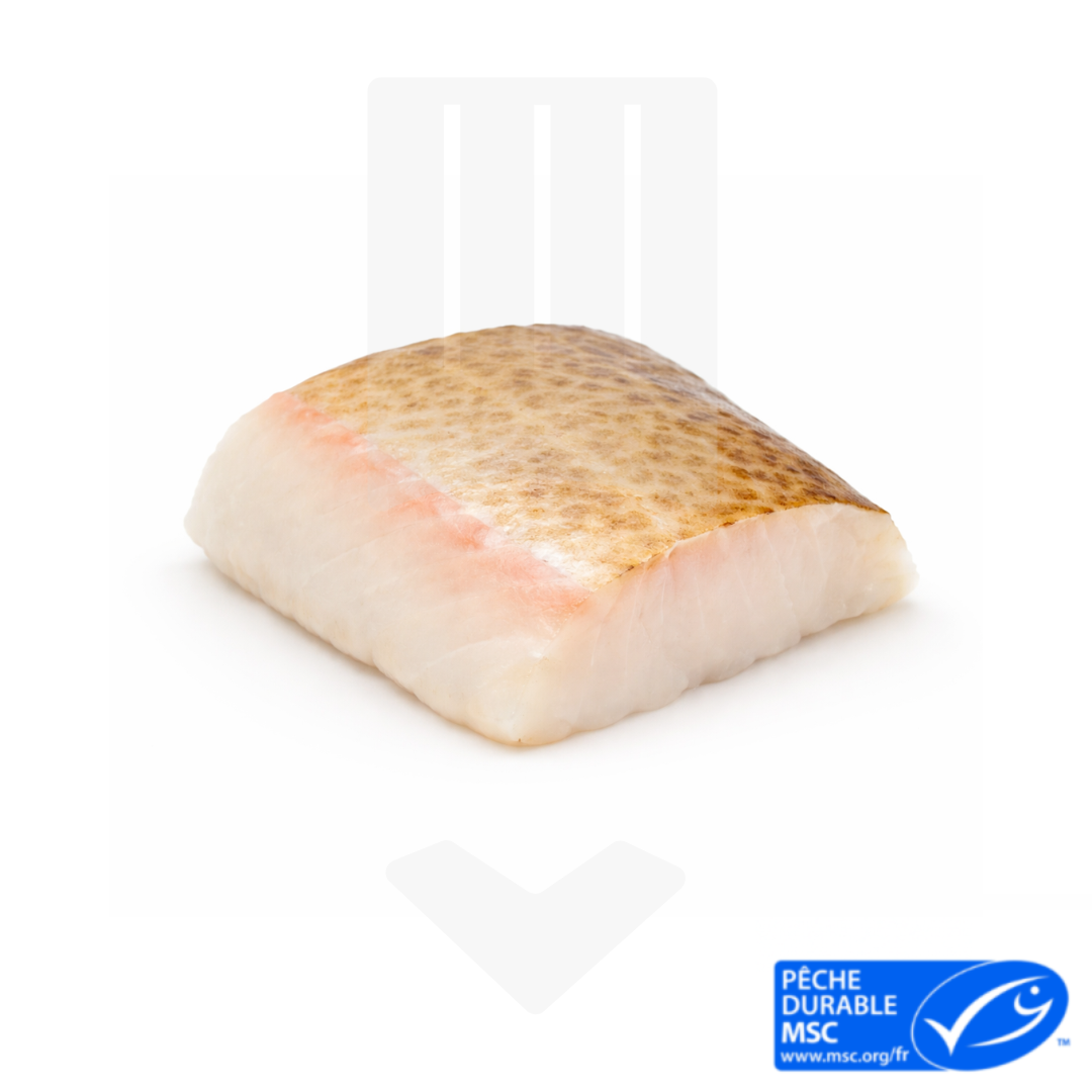 Dos de cabillaud avec peau, certifié MSC pêche durable