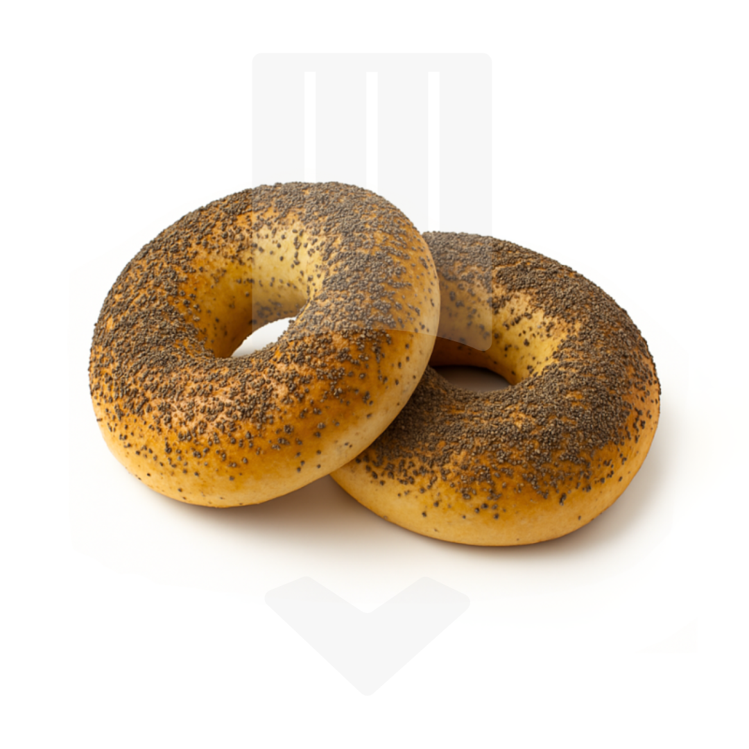 Bagels surgelés aux graines de pavot