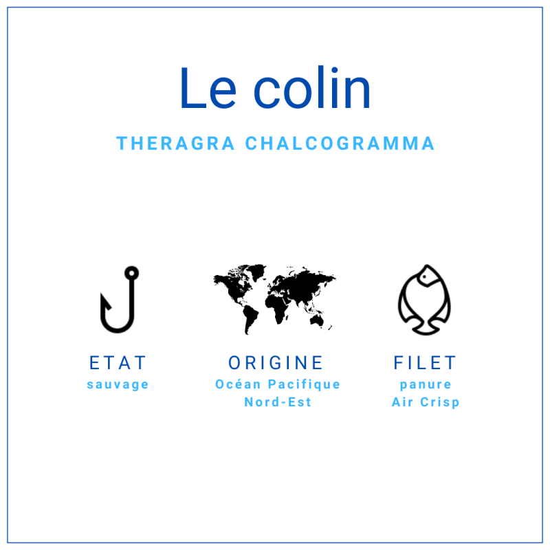 Filet Colin Air Crisp +/-105gr | Grossiste Alimentaire