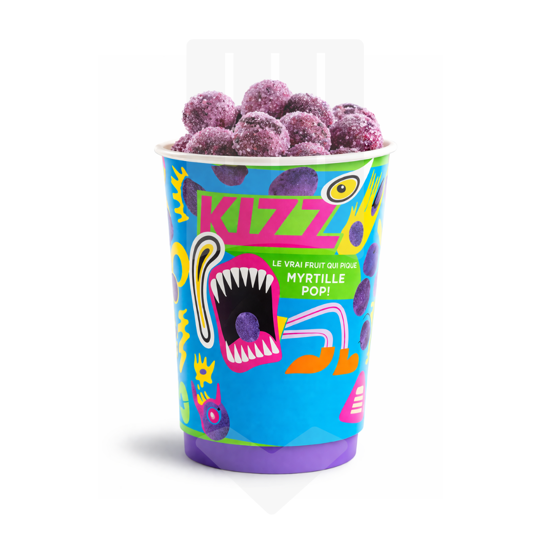 Bouchées Acidulées Myrtilles 90gr