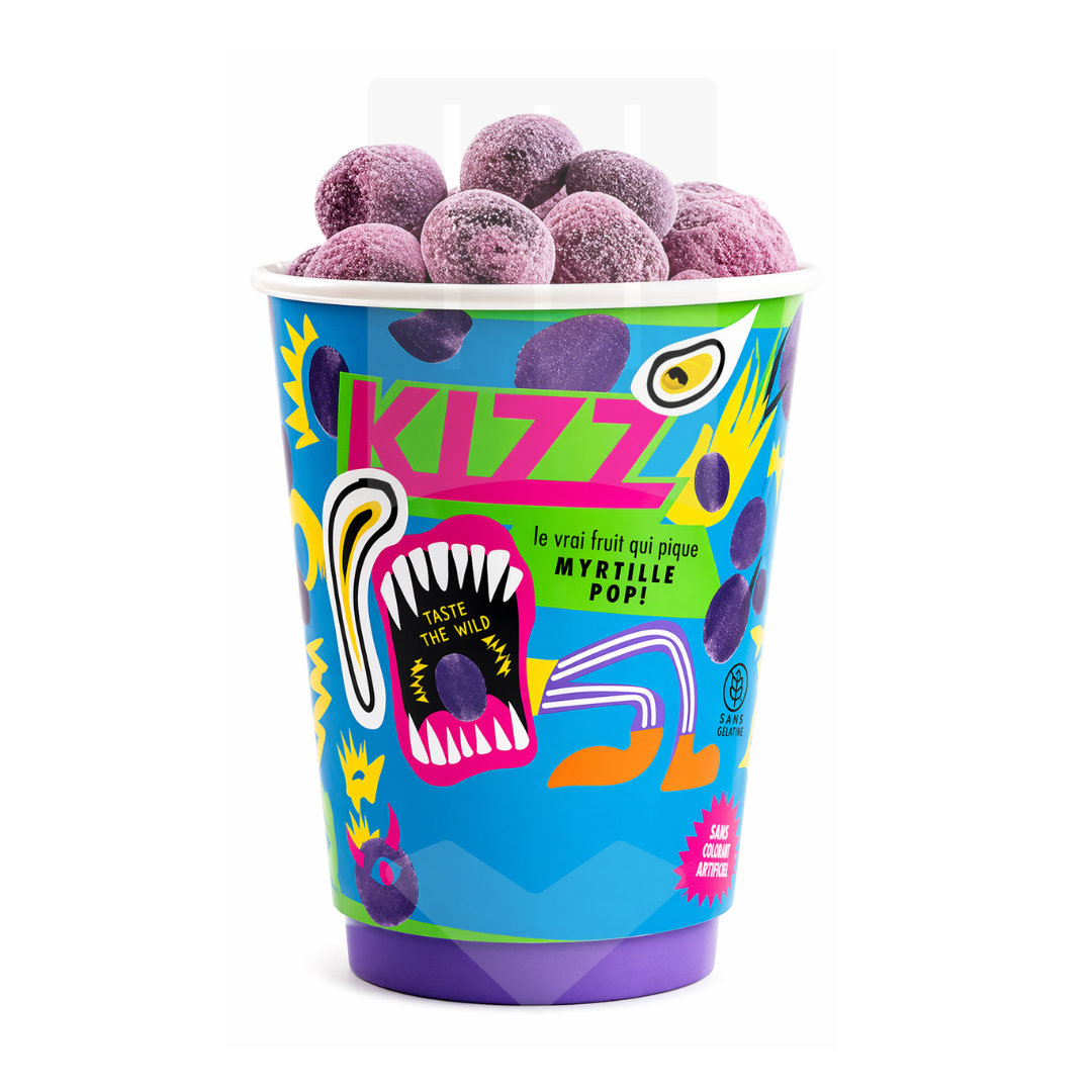 Bouchées Acidulées Myrtilles 90gr