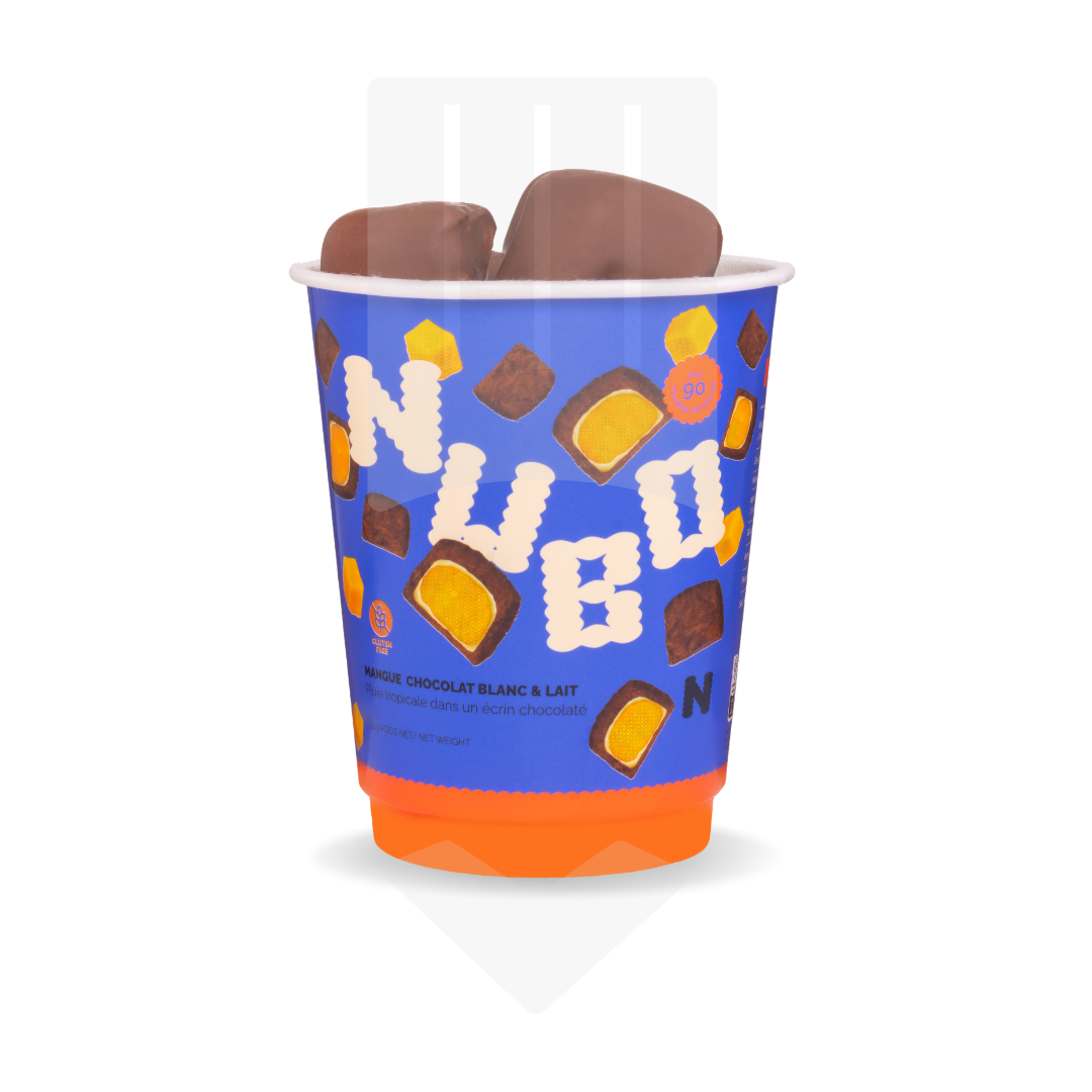 Bouchées mangue enrobage chocolat | Grossiste Alimentaire