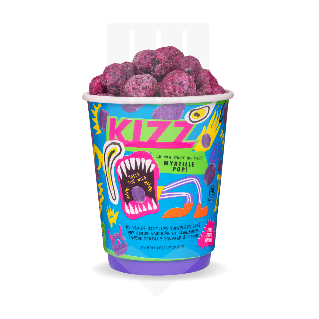 Bouchées Acidulées Myrtilles 90gr