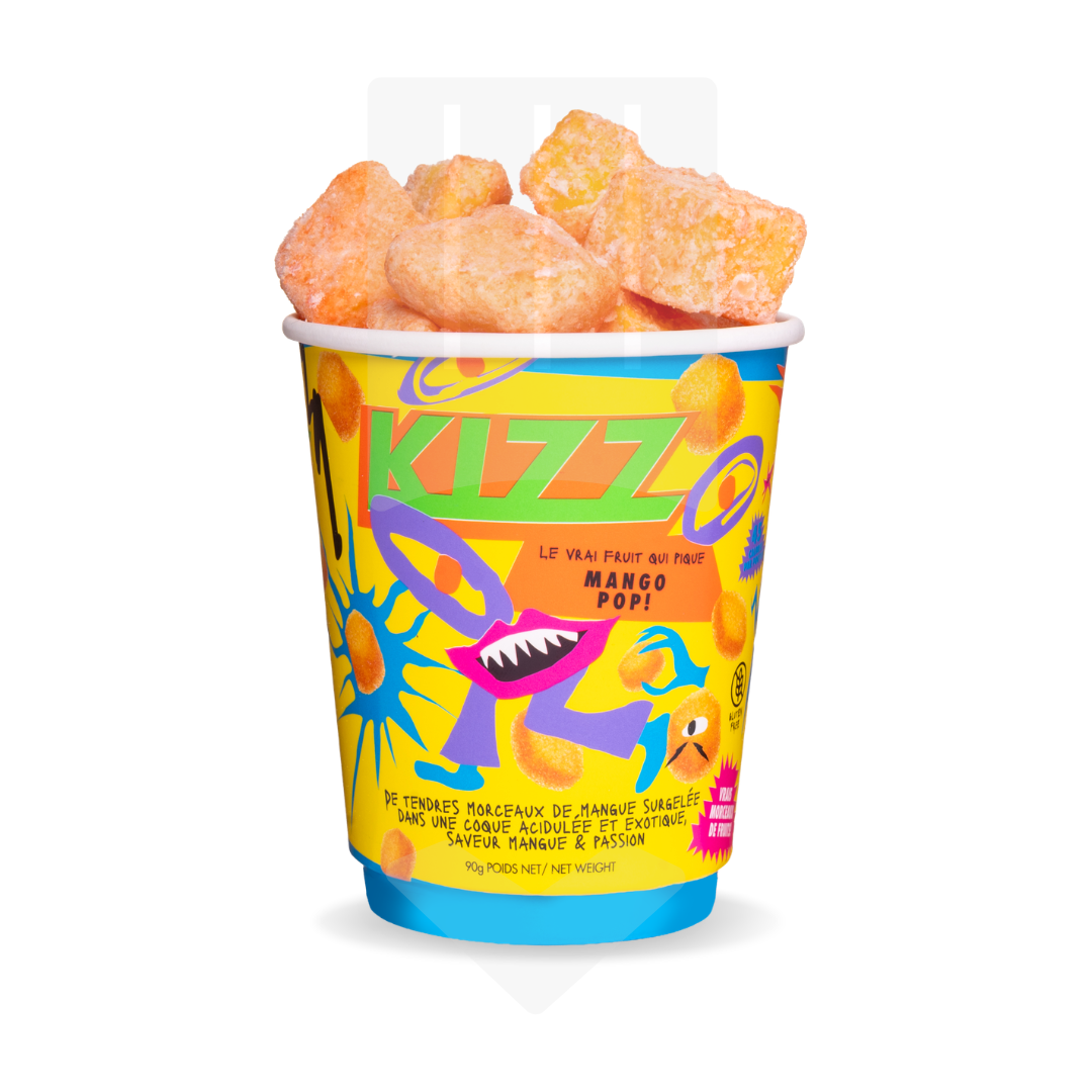 Bouchées acidulées mangue snacking | Grossiste Alimentaire