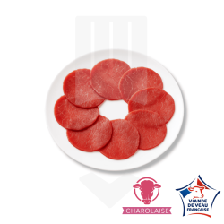 Carpaccio de boeuf Charolais d'origine France