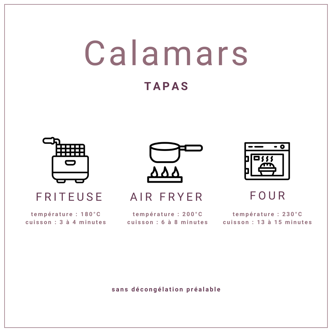 Calamars Dippers Préfrits 20gr | Grossiste Alimentaire