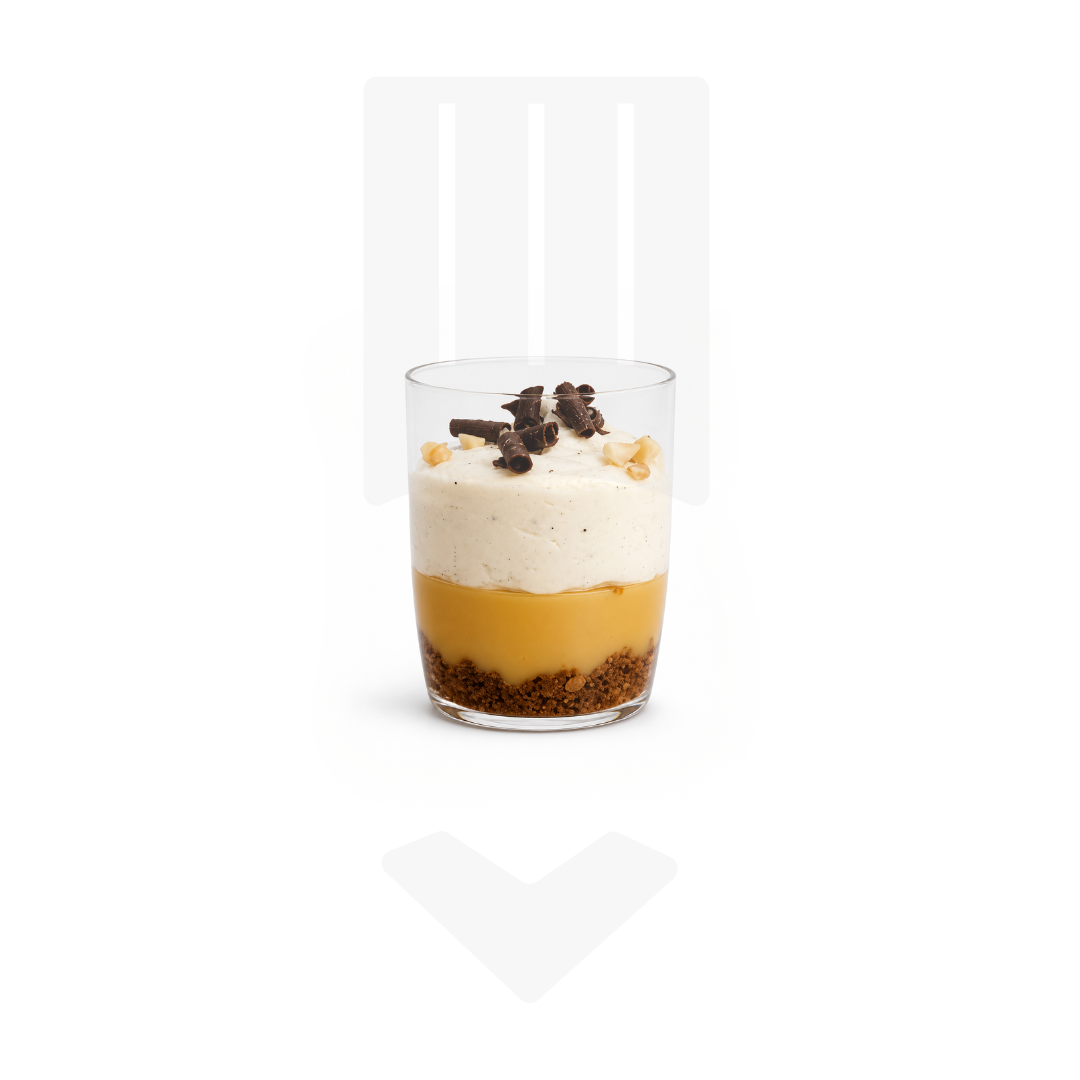 Verrine Caramel Vanille 30gr | Grossiste Petits Fours